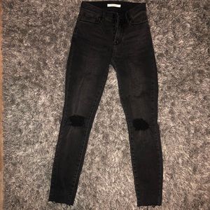 Pacsun high rise black jeggings